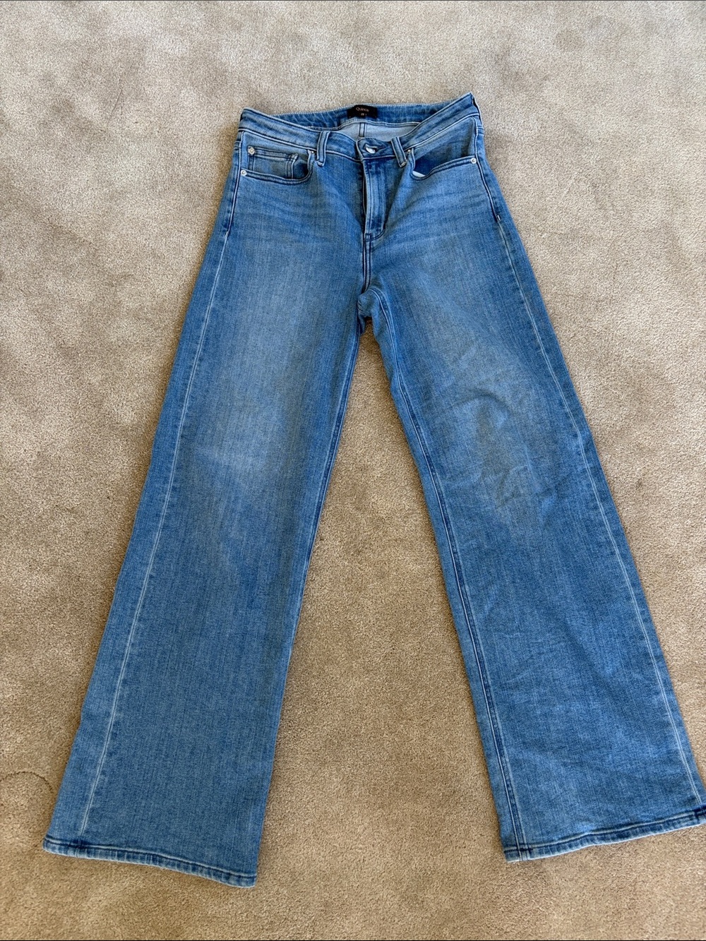 Quince Wide-Leg Jeans in Medium Blue